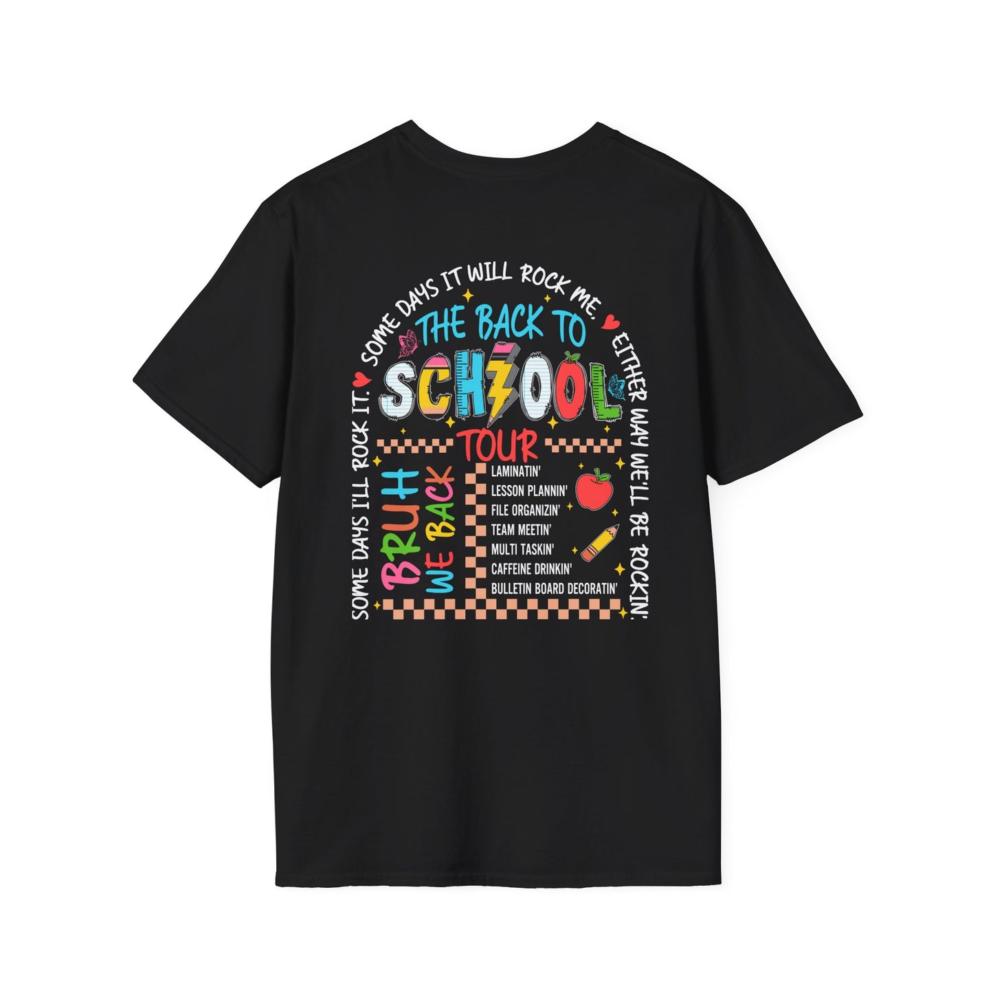 Back to School Tour T-Shirt – Fun Teacher Design with Motivational Vibes