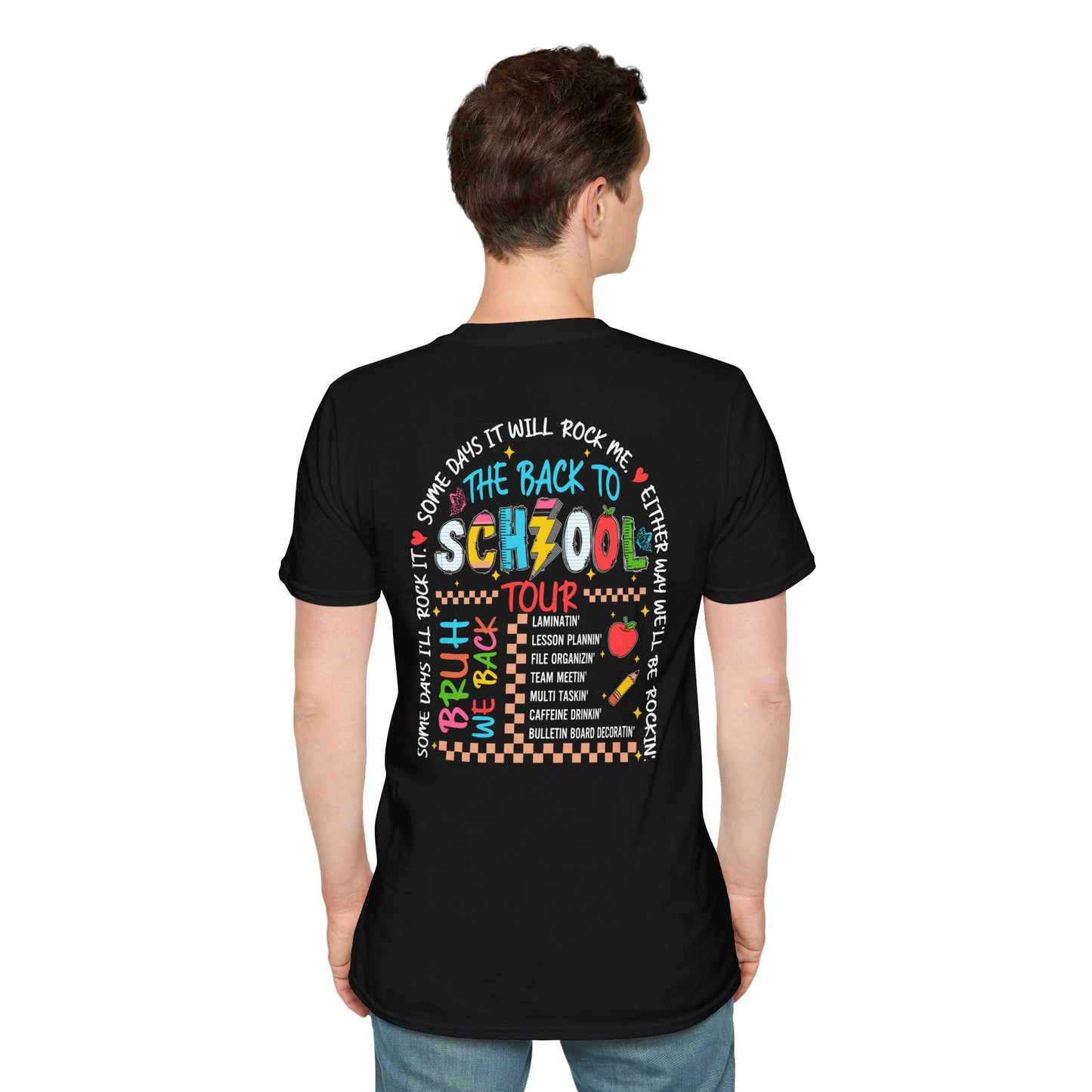Back to School Tour T-Shirt – Fun Teacher Design with Motivational Vibes