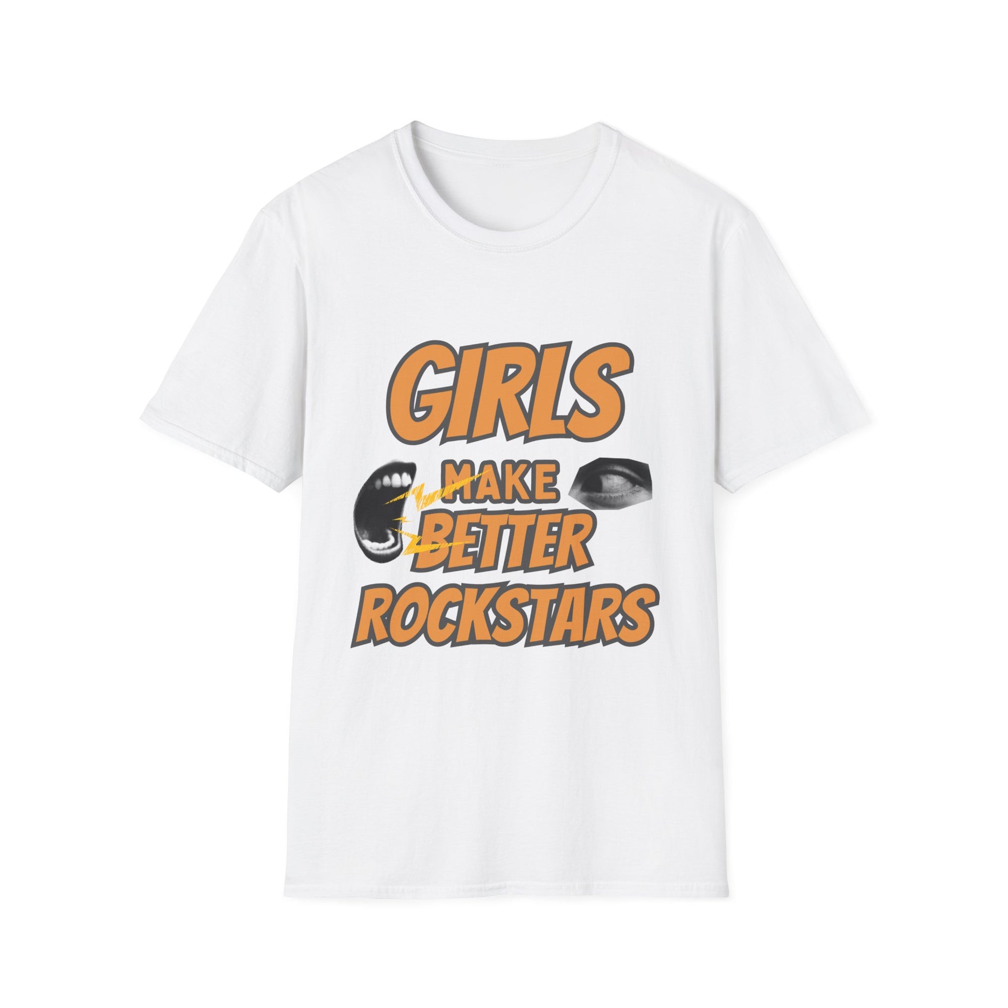 Girls Make Better Rockstars T-Shirt for Music Lovers, Unisex Tee, Music Festival Outfit, Gift for Musicians, Casual Statement Top