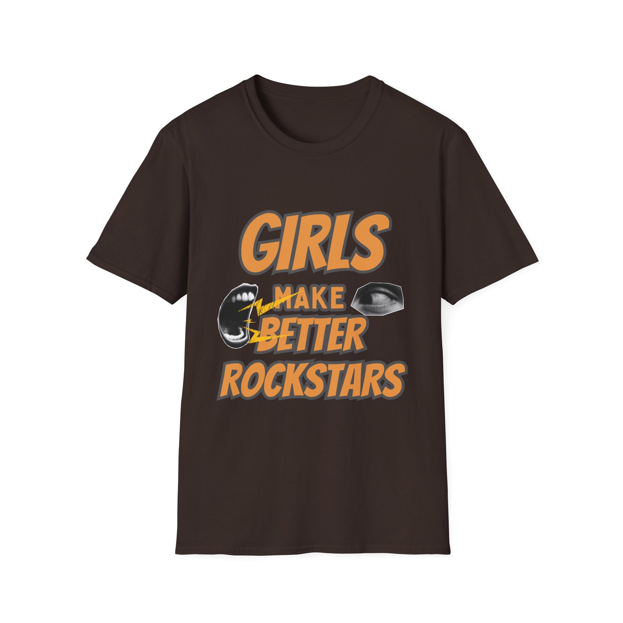 Girls Make Better Rockstars T-Shirt for Music Lovers, Unisex Tee, Music Festival Outfit, Gift for Musicians, Casual Statement Top