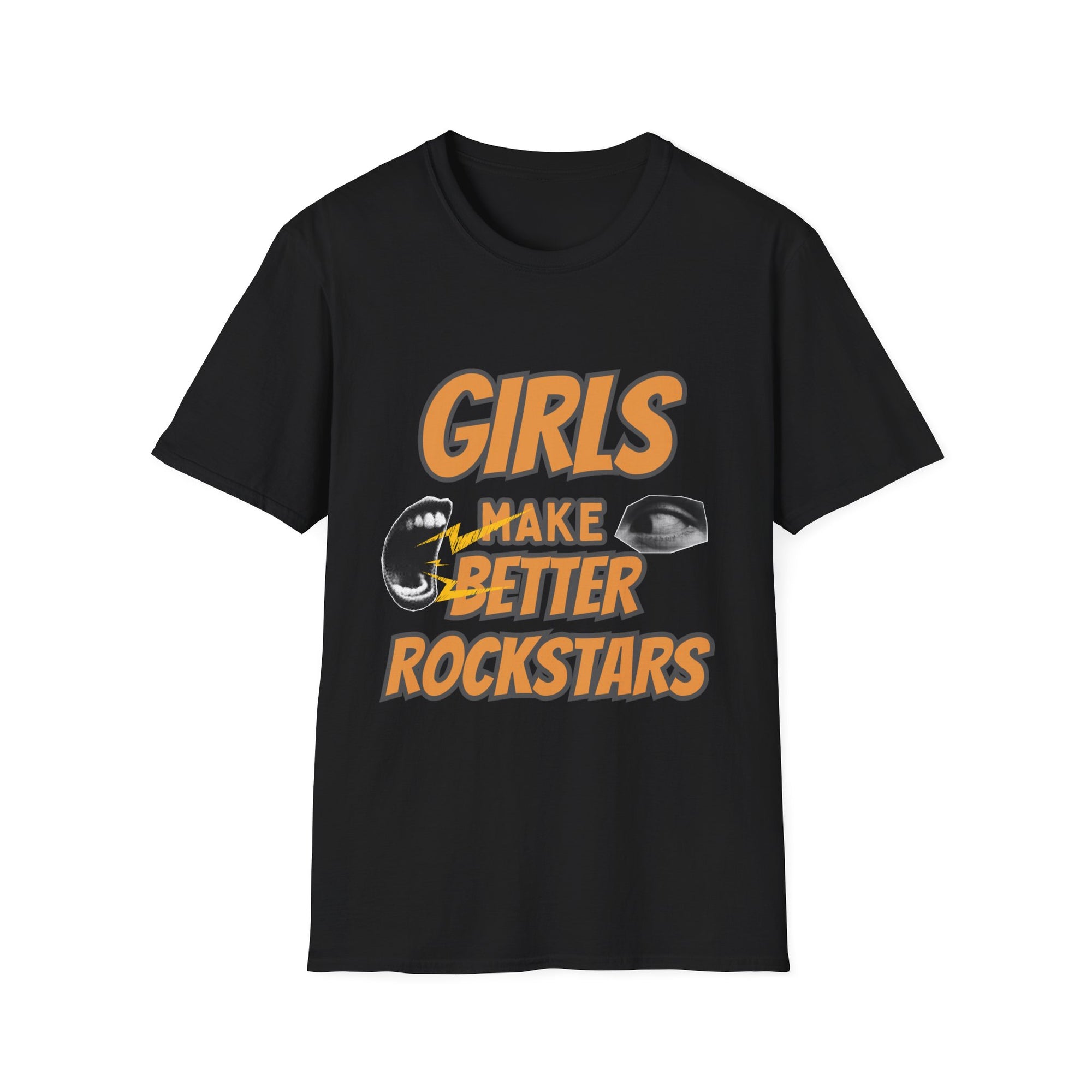 Girls Make Better Rockstars T-Shirt for Music Lovers, Unisex Tee, Music Festival Outfit, Gift for Musicians, Casual Statement Top