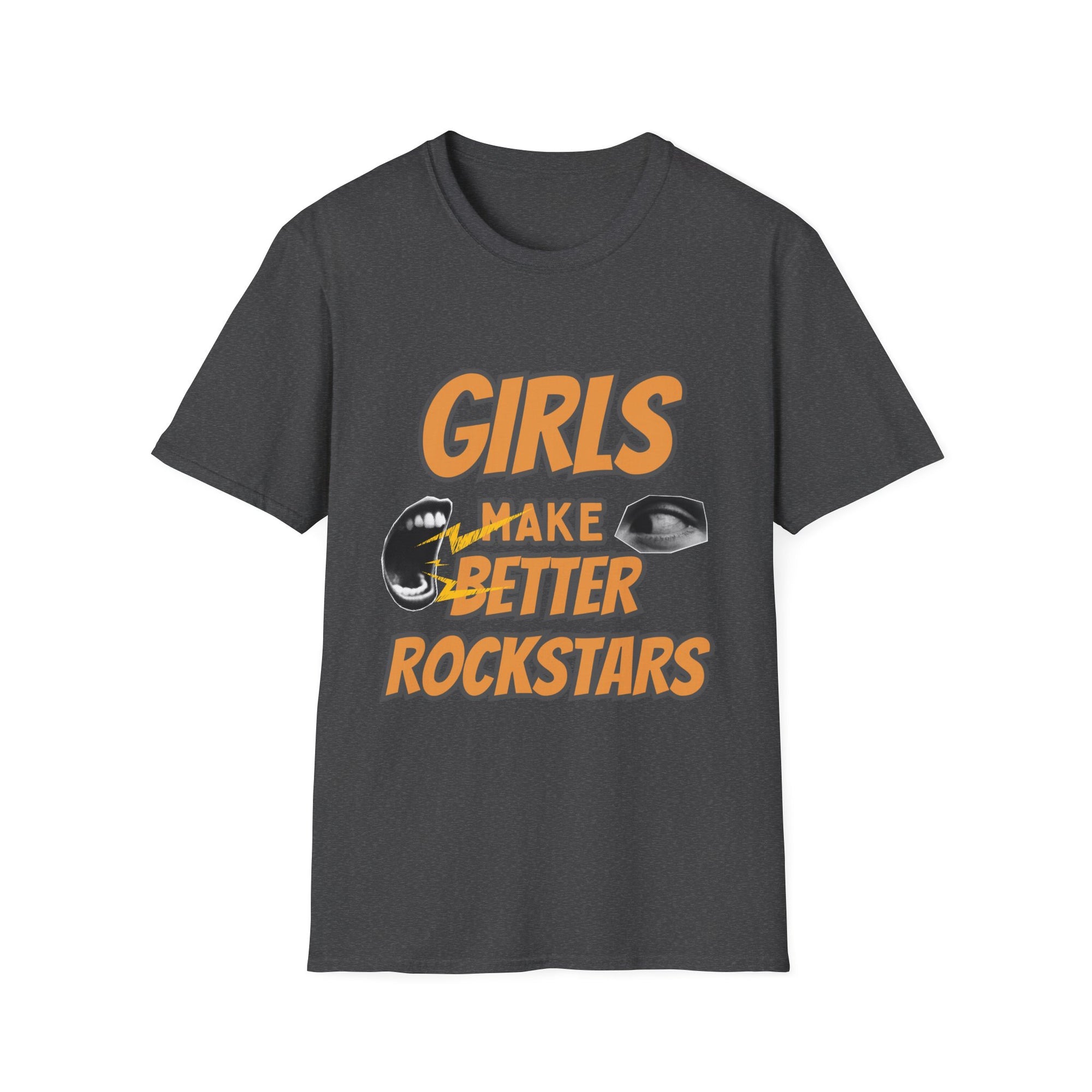 Girls Make Better Rockstars T-Shirt for Music Lovers, Unisex Tee, Music Festival Outfit, Gift for Musicians, Casual Statement Top