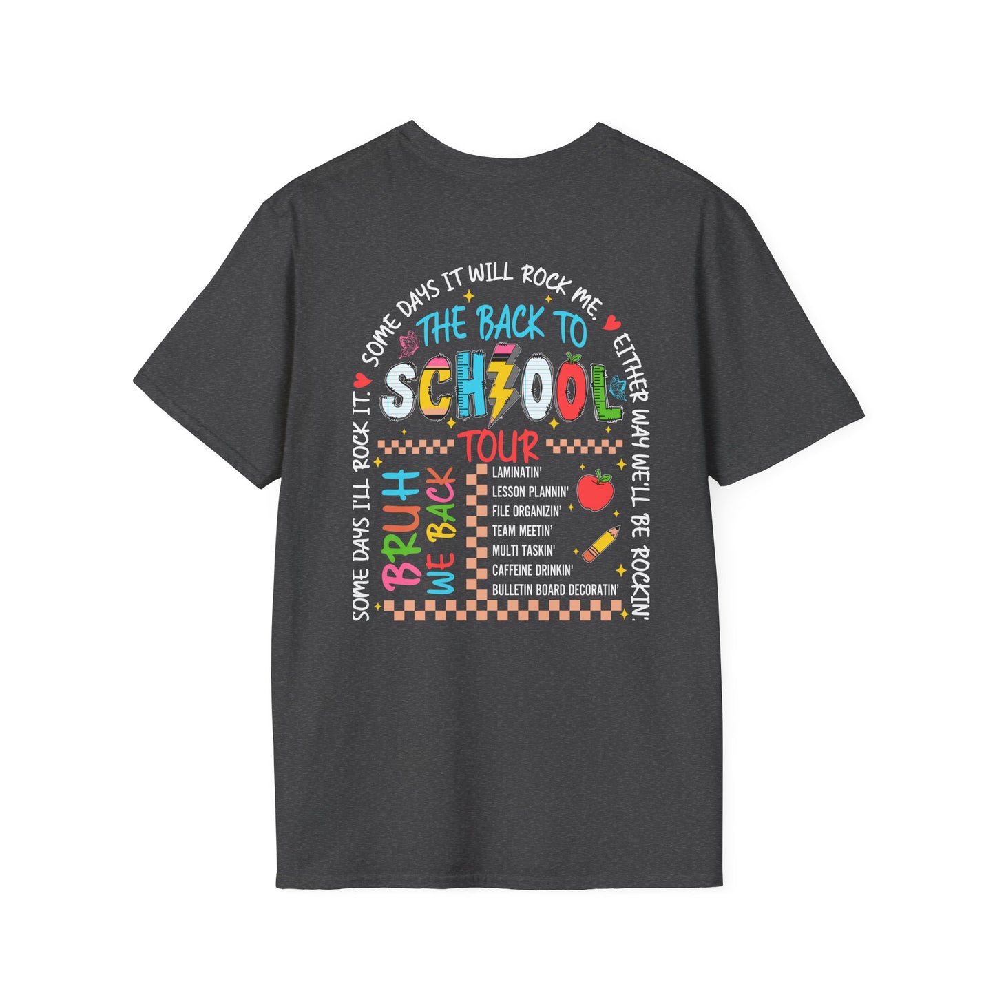 Back to School Tour T-Shirt – Fun Teacher Design with Motivational Vibes