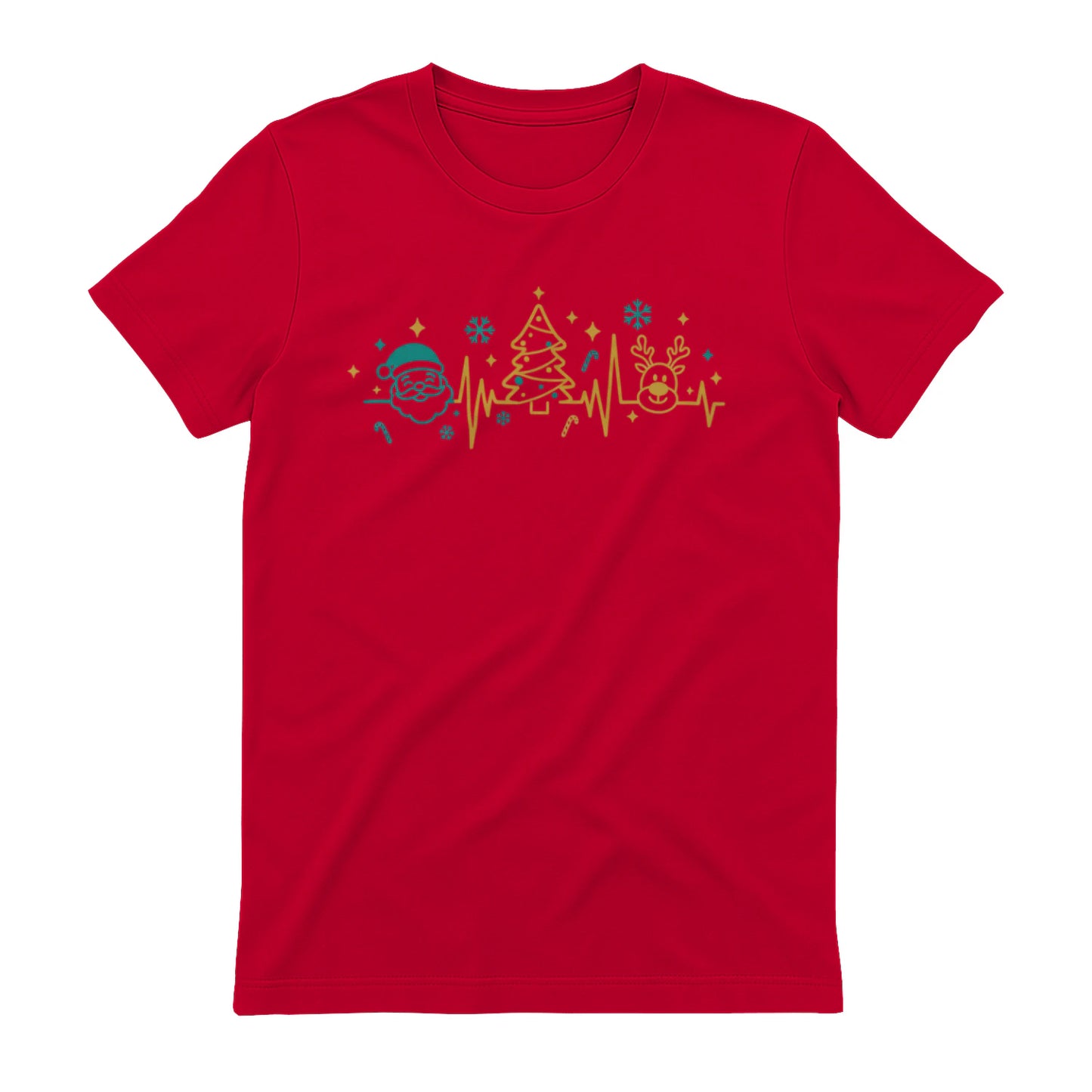 Optimized for "medical Christmas mug", "EKG holiday shirt", and "nurse festive gift" searches.