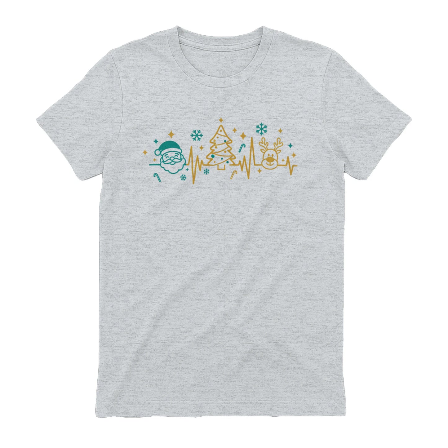 Optimized for "medical Christmas mug", "EKG holiday shirt", and "nurse festive gift" searches.